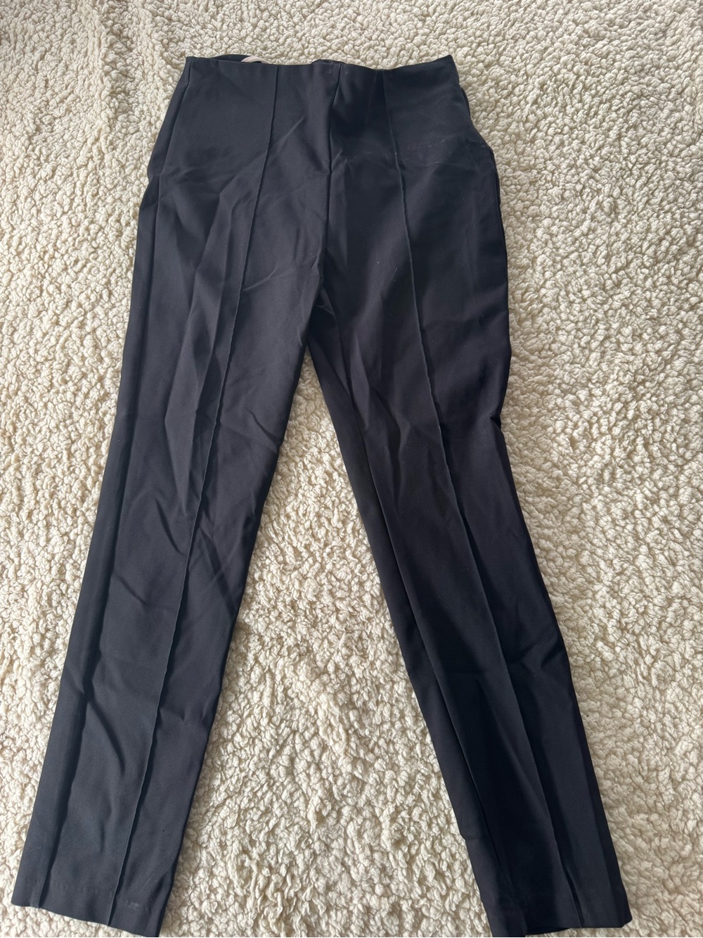 Rachel Zoe Black High-Waist Tailored Trousers